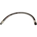 Alliance Hose & Rubber Co Ryco Hydraulic Hose Assembly, 3/4 In. x 18 In. 3000PSI MNPTxFJIC, Isobaric Braid T3012D-018-20902040-1217